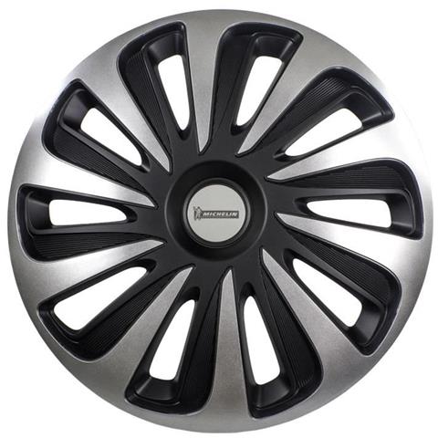 009124 Set Copricerchi, Nero, 17'', Set Di 4 - Foto 1