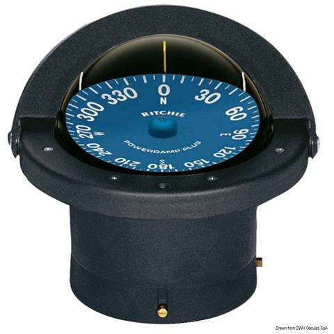 Bussola Ritchie Supersport 3""3/4 Bianca / blu - Foto 2