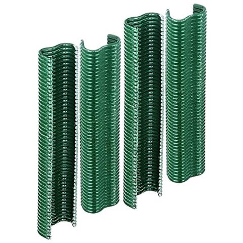 Gah Alberts 530.969 Graffette con rivestimento in plastica, larghezza 22 mm, verde - Foto 1