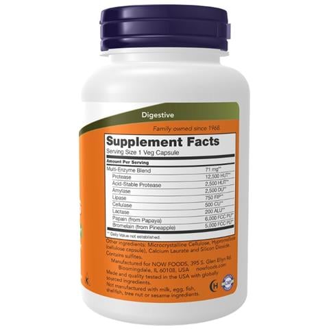 Plant Enzymes 120 Vcaps Enzimi Delle Piante - Vitamine - Foto 3