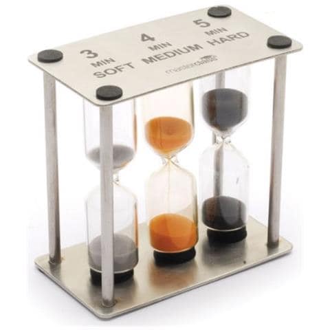 Master Class Timer Per Uova A Clessidra In Acciaio Inox - Foto 1