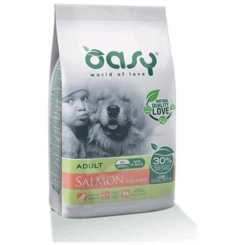 Cibo Secco Monoproteico Per Cani Adulti Salmone 12 Kg Oasy One Adult - Foto 1