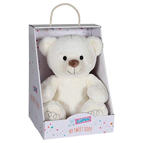 My Sweet Teddy 33 Centimetri Avorio, 070 925, Multicolore - Foto 1