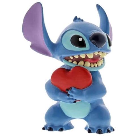 Figurina - Disney Tradition - Stitch Heart - Licenza Ufficiale Lilo E Stitch - Enesco - Foto 1