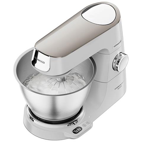 KVC65.001WH robot da cucina 1200 W 5 L Stainless steel, Bianco Bilance incorporate - Foto 2