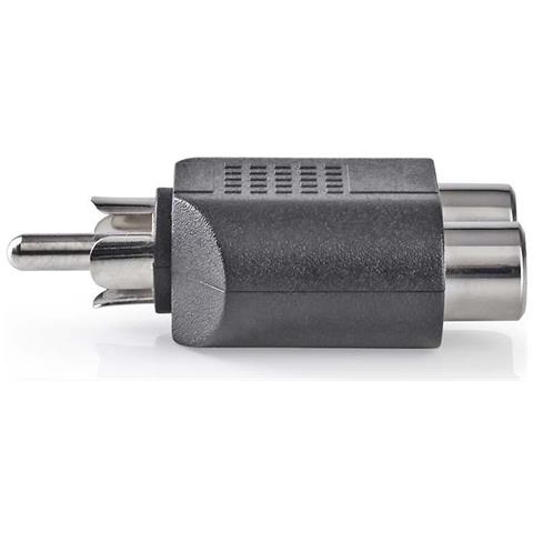 CAGB24940BK adattatore per inversione del genere dei cavi RCA 2x RCA Female Nero - Foto 3