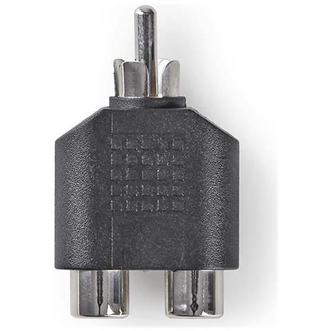 CAGB24940BK adattatore per inversione del genere dei cavi RCA 2x RCA Female Nero - Foto 1