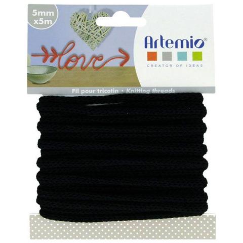 Filati Per Maglieria 5 Mm X 5 M - Nero - Foto 1