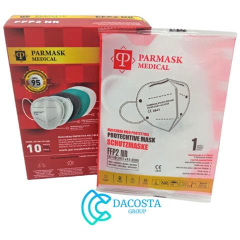 Mascherine Ffp2 Nr Parmask Medical - Colore Bianco 10 Pz - Foto 1