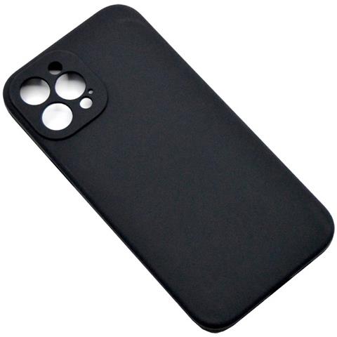 Custodia Tpu Silicone Lite Cover Soft-case Per Apple Iphone 12 Pro Max Black - Foto 1
