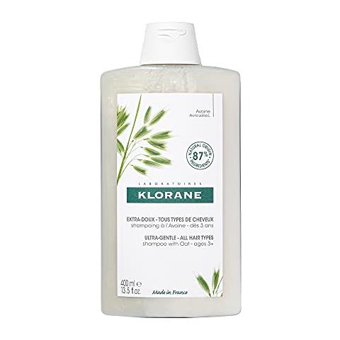 Shampoo Ultradelicato Klorane Con Latte Davena, Senza Solfati, Testato Dermatologicamente E Pediatricamente, Ipoallergenico, Vegano, A Base Vegetale, Biodegradabile, 13,53 Fl Oz (confezione Da 1) - Foto 1