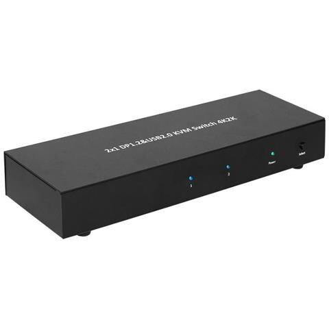 Switch KVM 4K Displayport e USB 2 x 1 Via - Foto 1