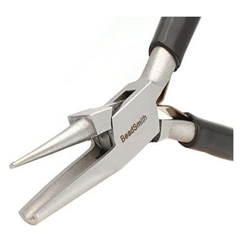 Piers Concavi (cavi) A Punta Tonda Di Beadsmith - Pinza Per Avvolgere E Piegare Il Filo - 127 Mm (5 Pollici) - Testa In Acciaio E Molle A Doppia Balestra - Design E Qualità Europei - Strumento Per La Creazione Di Gioielli - Foto 1