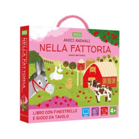 Jessica Martinello - Nella fattoria. Amici animali. Ediz. a colori. Con gioco da tavolo - Foto 1