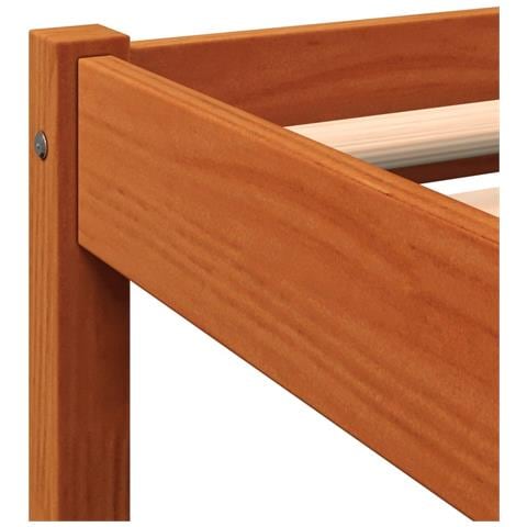 Giroletto Marrone Cera 100x200 Cm In Legno Massello Di Pino - Foto 9
