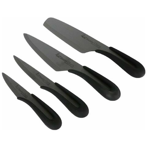 Set Di Coltelli Santa Clara Ceramica 4 Pezzi Nero 17 Cm 17 (2 Unità) - Foto 2