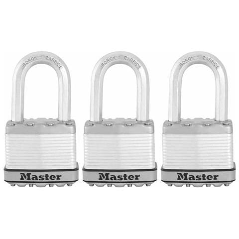 Lucchetto Con Chiave Master Lock (3 Unità) - Foto 1