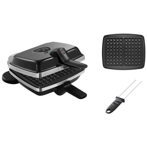 Super 2 Antiadhésif 2 waffle 1000 W Nero - Foto 1