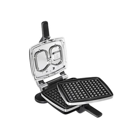 Super 2 Antiadhésif 2 waffle 1000 W Nero - Foto 5