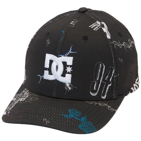 Cap Star Stretch Fit Hat Adyha04195-xkwb, Unisex, Nero, S/m - Foto 1