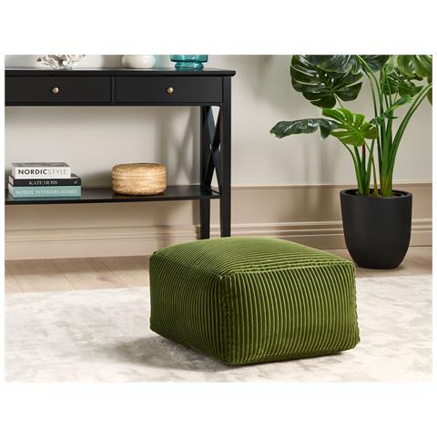 Pouf Mukki Cotone Verde Scuro - Foto 1