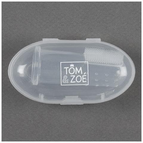 Spazzolino Da Denti Da Dito In Silicone Per Neonato, Trasparente - Foto 5