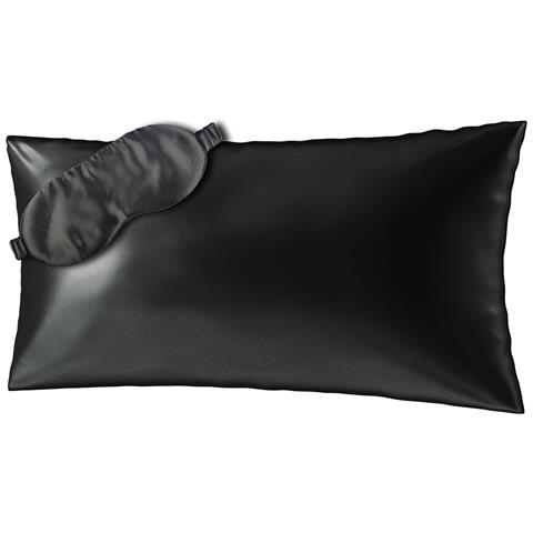 Beauty Sleep Set (80x40) Federa Di Seta E Maschera Per Dormire - Foto 1