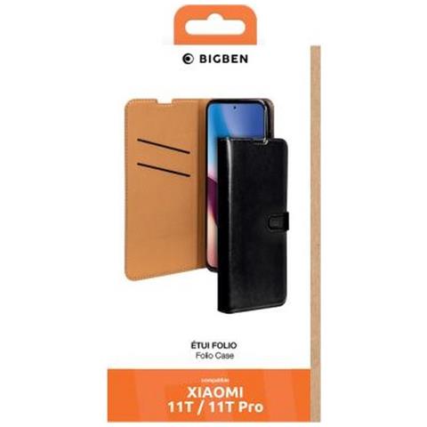 Custodia Per Xiaomi 11t / 11t Pro Folio Wallet Con Linguetta Magnetica, Nero - Foto 2