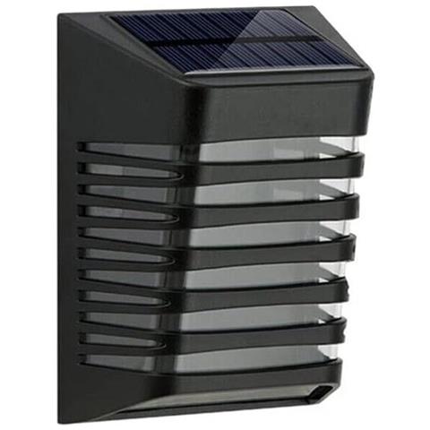 Faretto Led Luce Bianca Pannello Solare Ricaricabile Sensore Crepuscolare 3 W - Foto 2