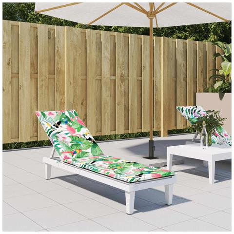 Cuscino Per Sedia A Sdraio Multicolore In Tessuto Oxford - Foto 1