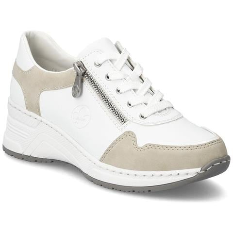 Leisure Trainers White Sneakers Sintetico E Tessile Scarpe Donna Bianco Eu 38, N4324-80 - Foto 1
