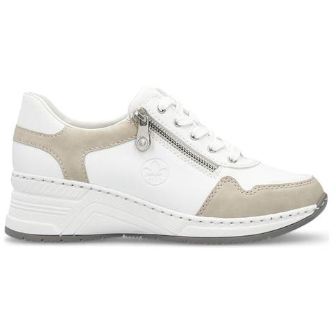 Leisure Trainers White Sneakers Sintetico E Tessile Scarpe Donna Bianco Eu 38, N4324-80 - Foto 2