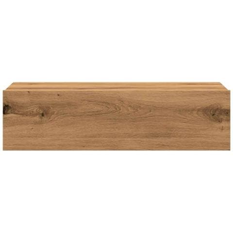 Mobile Porta TV con Luci LED Rovere Artigianale 60x35x15,5 cm - Foto 10