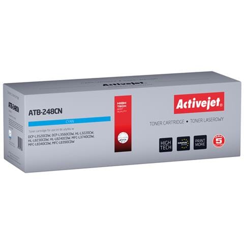 ATB-248CN Toner per stampanti Brother; Ricambio Brother TN248C; Supremo; 1000 pagine; blu) - Foto 1