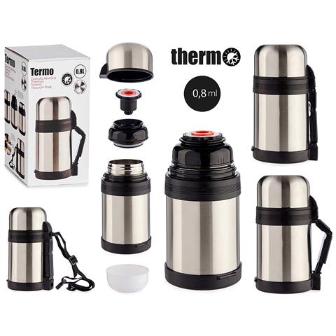 Dam Diga Thermos In Acciaio Inox 800ml 10,7x12x20,5 Cm. Grigio - Foto 2