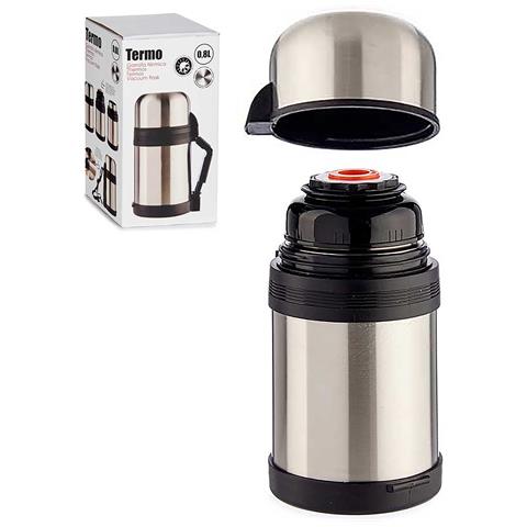 Dam Diga Thermos In Acciaio Inox 800ml 10,7x12x20,5 Cm. Grigio - Foto 1