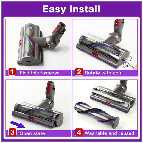 Testa Pulente Motorhead Potenziata Per Aspirapolvere Dyson V10 - Foto 7