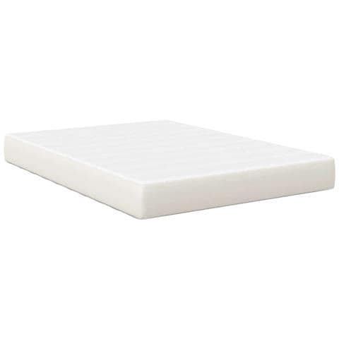 Materasso a molle insacchettate  Crema Medio 160x200x20 cm Tessuto - Foto 1