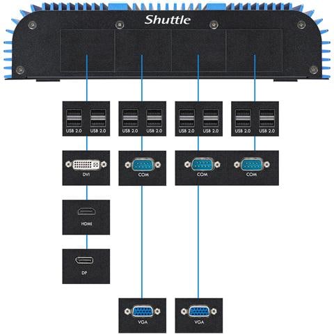 BPCAL02-i5 PC con dimensioni 2,6 l Nero, Blu i5-1235U - Foto 2