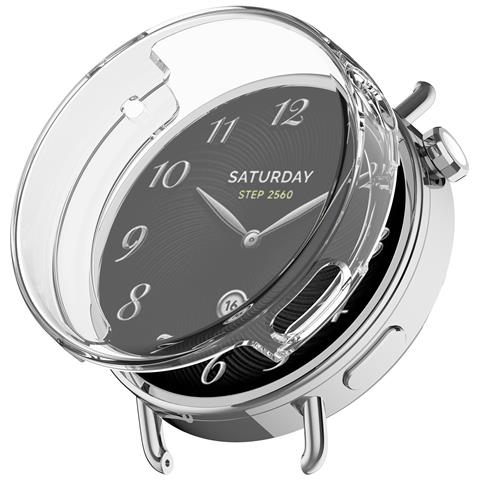 Custodia Protettiva Completa In Tpu Compatibile Con Xiaomi Watch S4 41mm Transparent - Foto 6