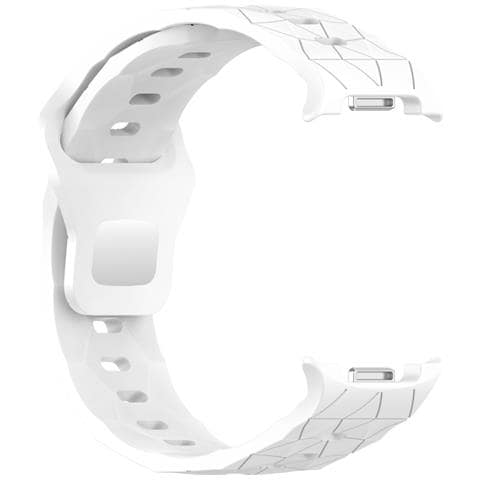 Cinturino In Silicone Con Texture Da Calcio Compatibile Con Samsung Galaxy Watch8/watch8 Classic White - Foto 2