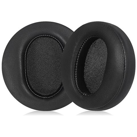 Cuscinetti Auricolari Di Ricambio In Pelle Proteica Compatibili Con Cuffie Edifier Fit900nb - Set Di 2 Black - Foto 1
