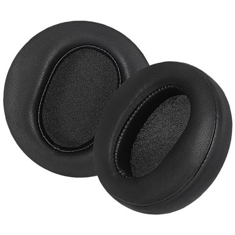 Cuscinetti Auricolari Di Ricambio In Pelle Proteica Compatibili Con Cuffie Edifier Fit900nb - Set Di 2 Black - Foto 2