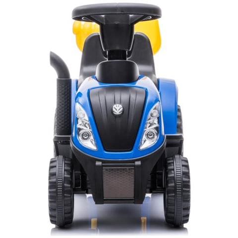 Cavalcabile spingi-camminatore trattore New Holland con rimorchio blu - Foto 1