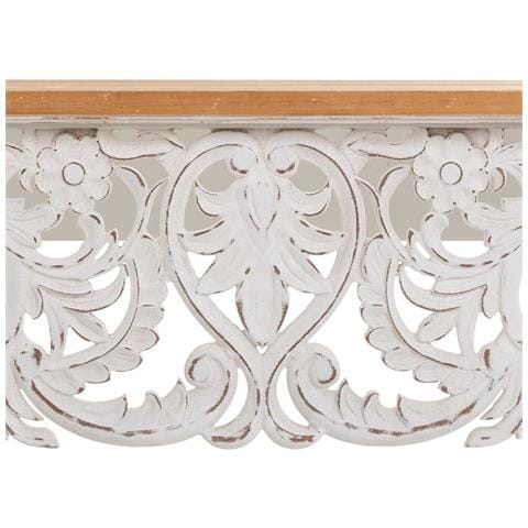 Mobile Da Ingresso In Legno Marrone 111x40x77h - Foto 7