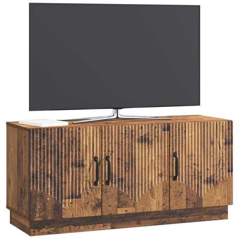 Mobile TV Legno antico 99 x 34,5 x 47 cm Legno ingegnerizzato - Foto 2