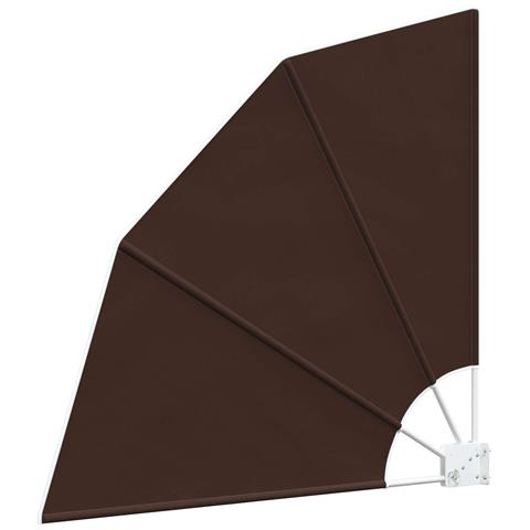 Schermo di Privacy per Balcone 140 x 140 cm Poliestere Marrone - Foto 2