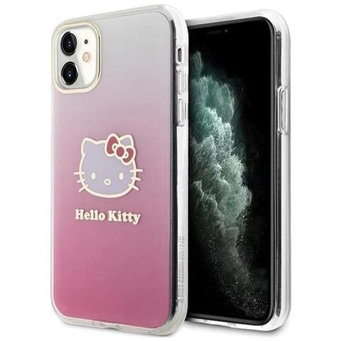 Hello Kitty Iml Custodia Gradiente Electrop Kitty Head Per Iphone 11 / Xr - Rosa - Foto 2