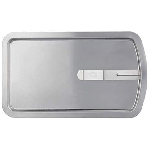 68017 - Vassoio portadocumenti con clip, acciaio inox, 12x21,5 - Foto 3