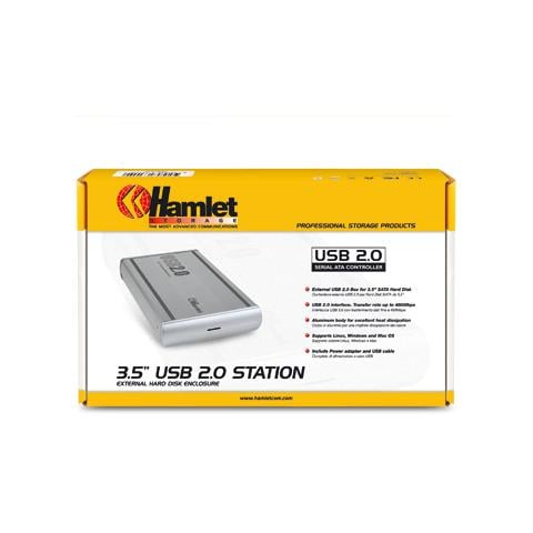 HXD3SAUU Box Esterno per Hard Disk SATA 3,5" USB 2.0 Argento - Foto 6